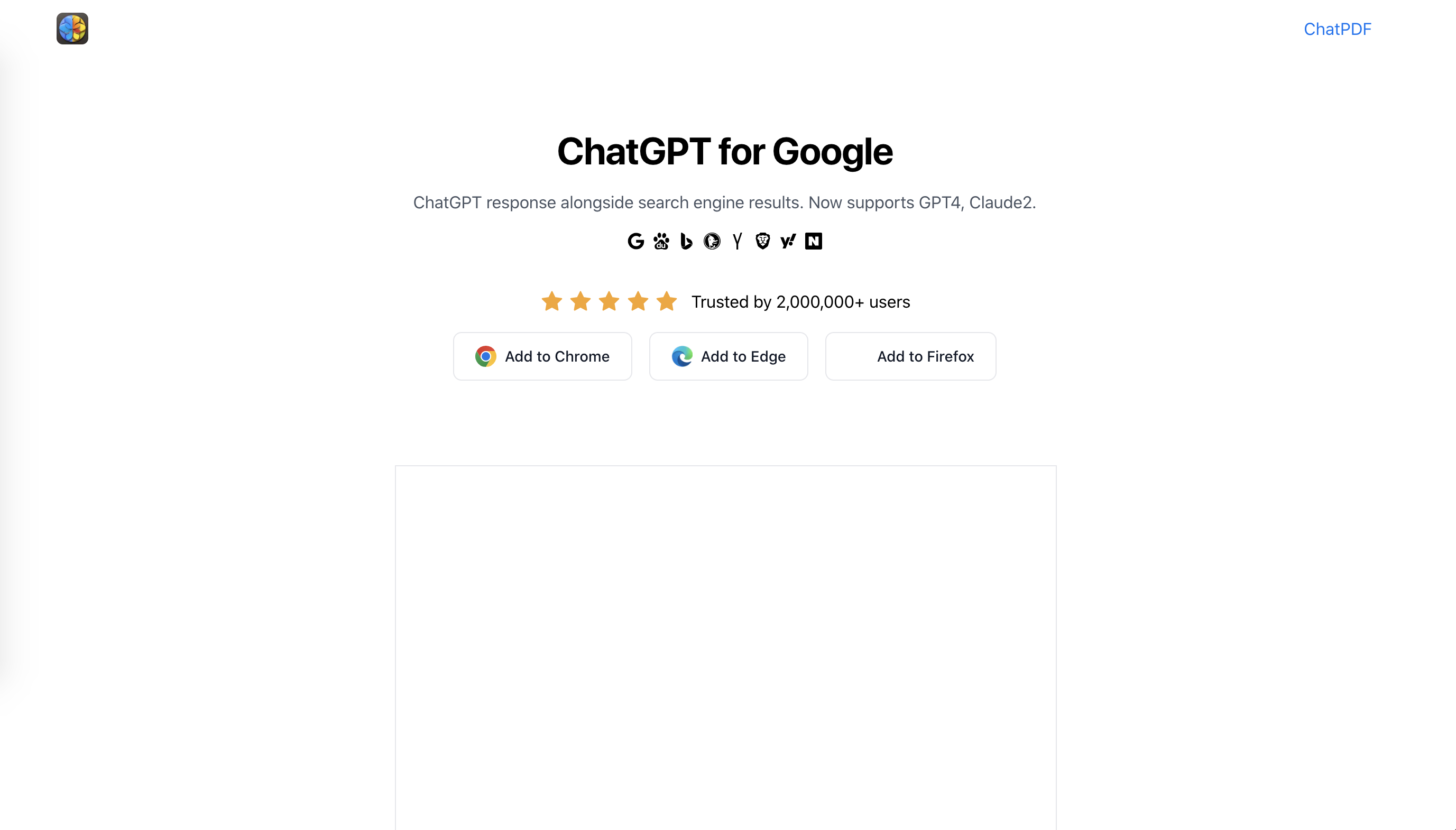 ChatGPT for google