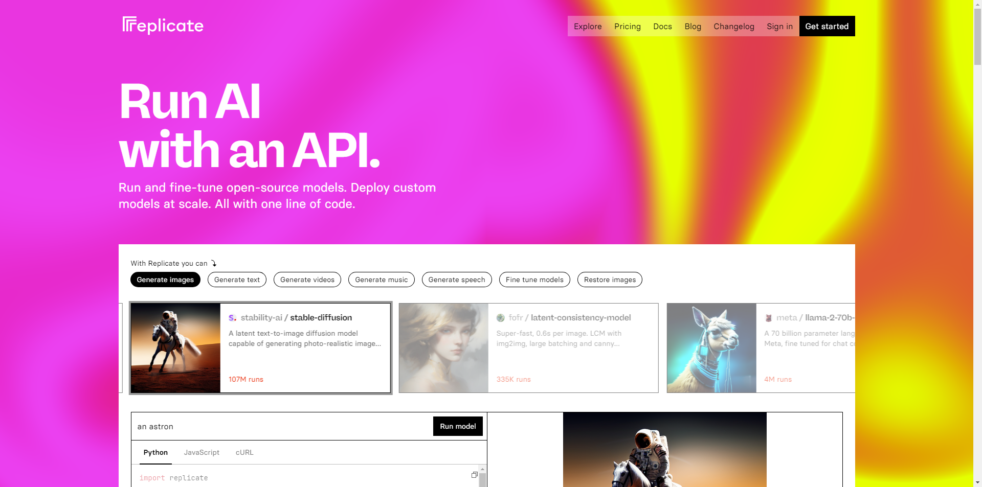 Replicate插图 Replicate