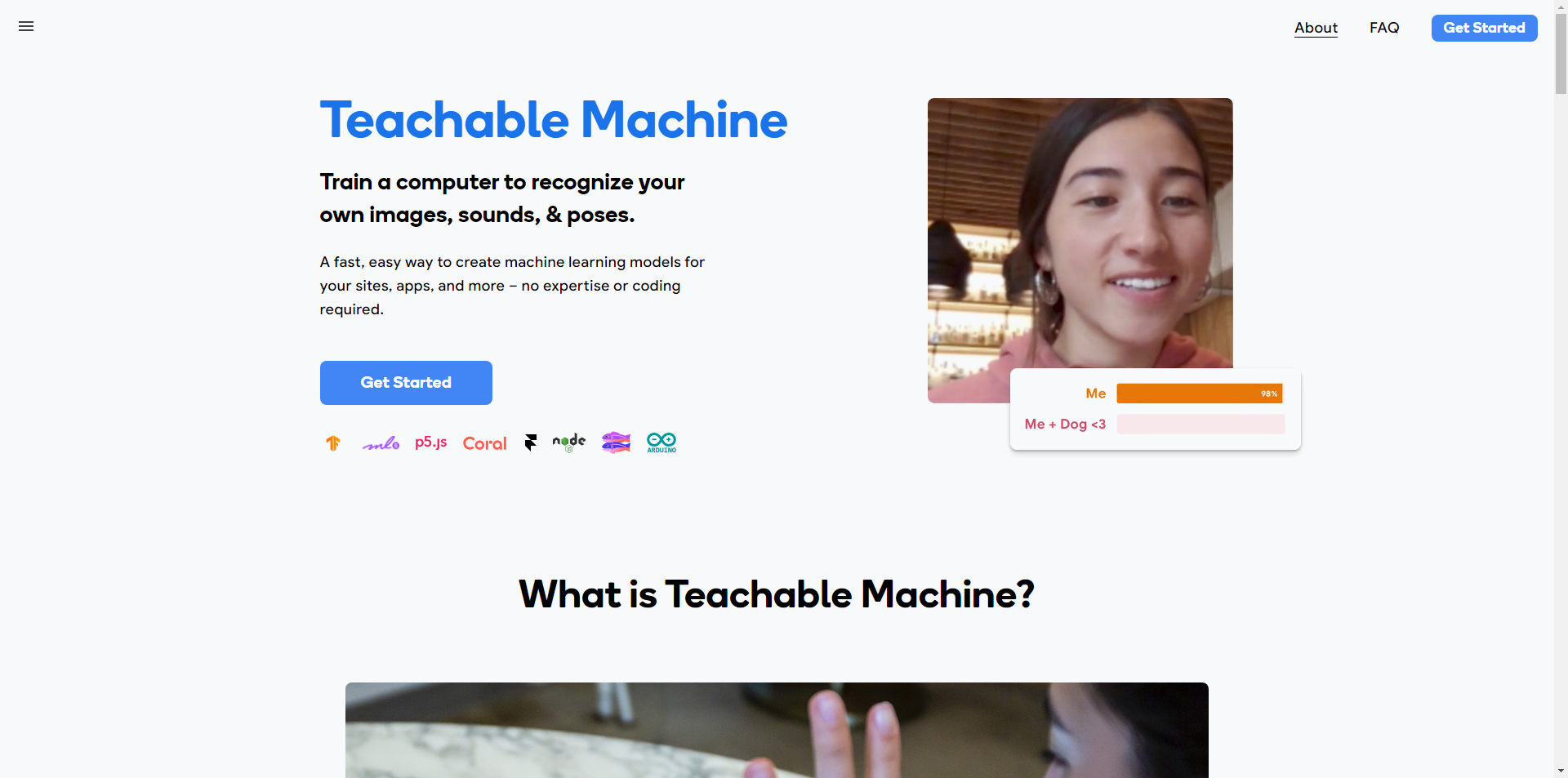 Google Teachable Machine